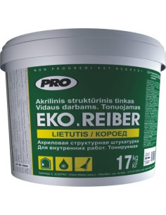 Akrilinis struktūrinis tinkas EKO.REIBER Frakcijos dydis 1,5mm 17kg