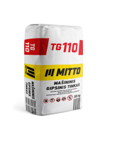 Tinkas gipsinis mašininis TG110 / A110 MITTO 30kg