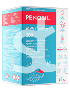 Ketaus vonių atnaujinimo emalis Penosil BathCoating 500, 760 ml