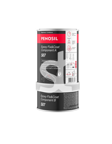 Epoksidinė derva Epoxy Fix&Coat 507 1L, Penosil