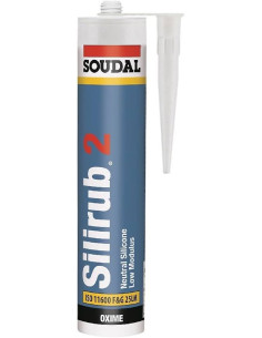 Silikonas neutralus SOUDAL 2, 300ml (įvairių spalvų). Statybinės medžiagos