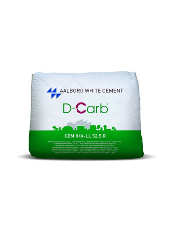 Cementas Baltas  Aalborg White  CEM II/A-LL 52.5 R 25kg (Danija)